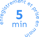 picto enregistrement et prise en main